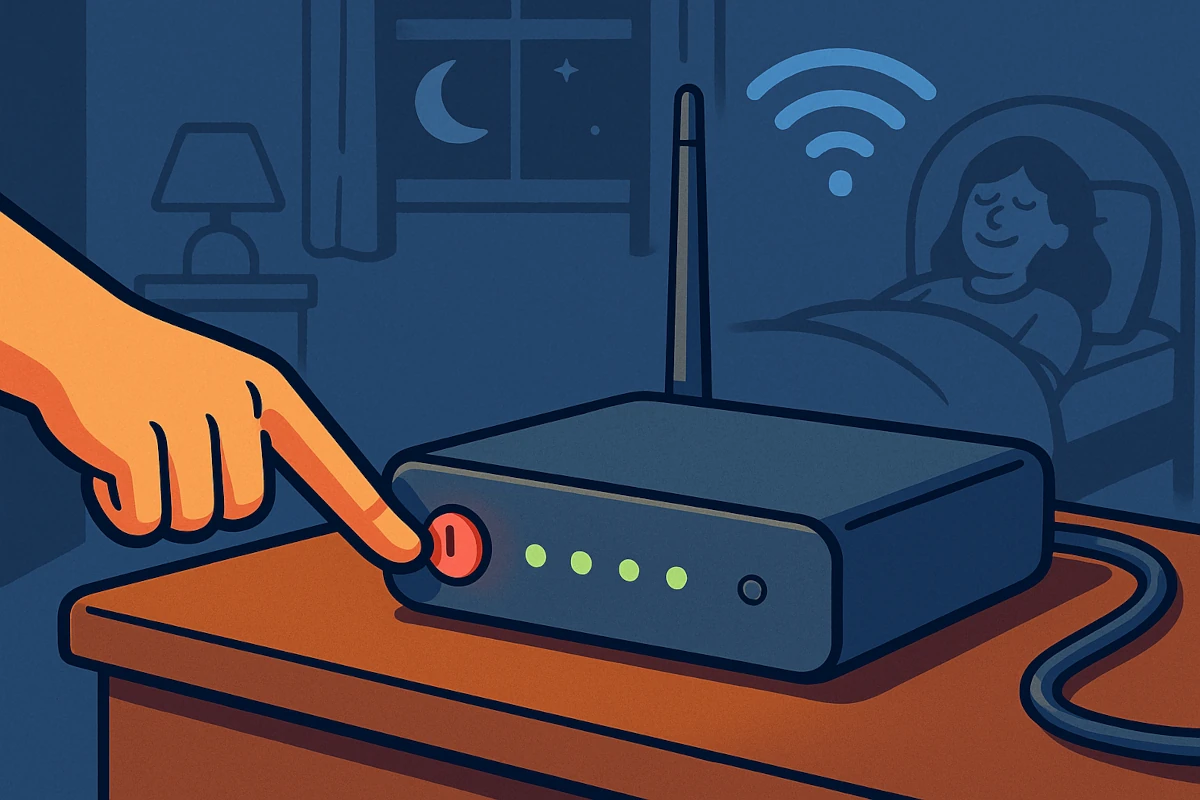 Apagar el router por la noche: ¿Cuál es el ahorro real?