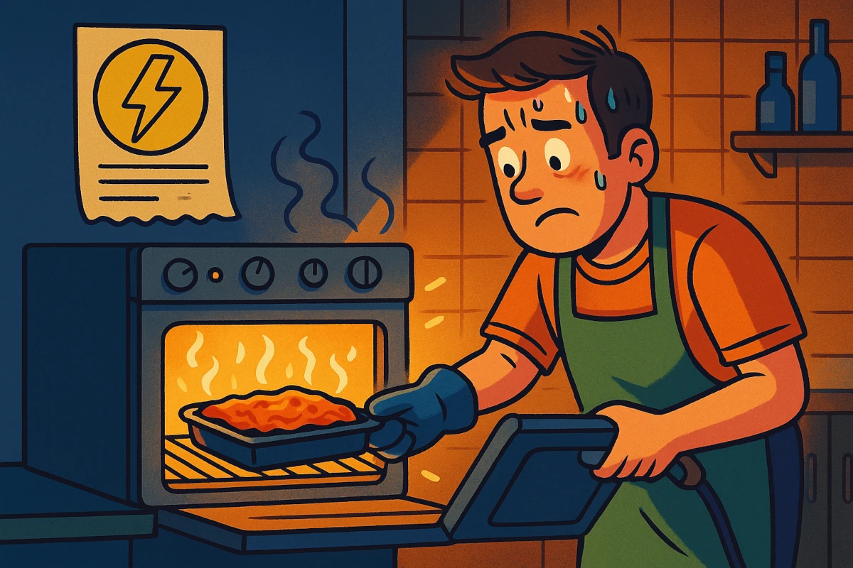 Cocinar diariamente en el horno: El hábito que puede hacer un agujero en tu factura de la luz