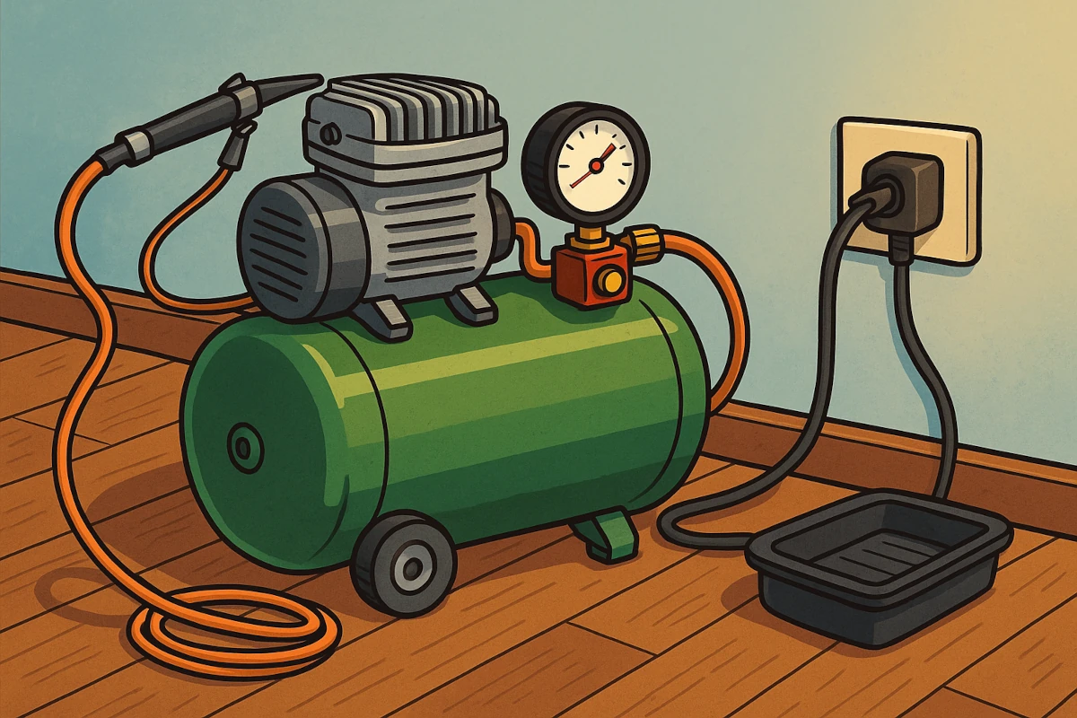 Compresor de aire para aerógrafo: ¿Un acaparador de energía?
